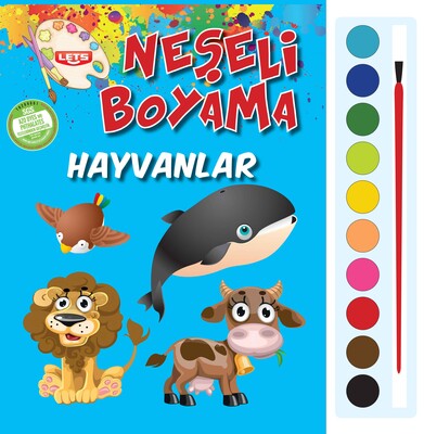Neşeli Boyama / Hayvanlar - Parıltı Yayınları