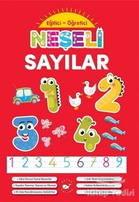 Neşeli Sayılar - Eğitici Öğretici - Beyaz Balina Yayınları