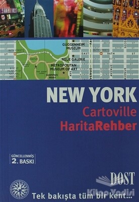 New York Cartoville Harita Rehber - Dost Kitabevi Yayınları