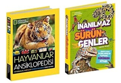 NG Kids Hayvanlar Ansiklopedi Seti 2 Kitap Ciltli - Beta Kids