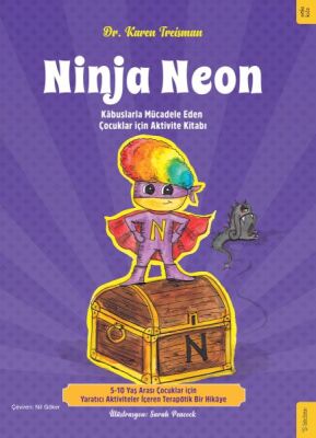 Ninja Neon Kâbuslarla Mücadele Eden Çocuklar için Aktivite Kitabı - 1
