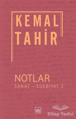 Notlar / Sanat - Edebiyat 2 - İthaki Yayınları