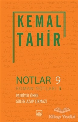 Notlar 9 - Roman Notları 3 - İthaki Yayınları