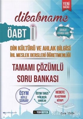 ÖABT Dikabname Din Kültürü ve Ahlak Bilgisi İHL Meslek Dersleri Öğretmenliği Tamamı Çözümlü Soru Bankası - 1