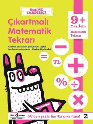 Ödeve Yardımcı Çıkartmalı Matematik Tekrarı - İş Bankası Kültür Yayınları