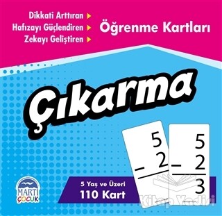 Öğrenme Kartları - Çıkarma - Martı Yayınları