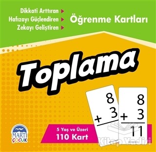 Öğrenme Kartları - Toplama - Martı Yayınları