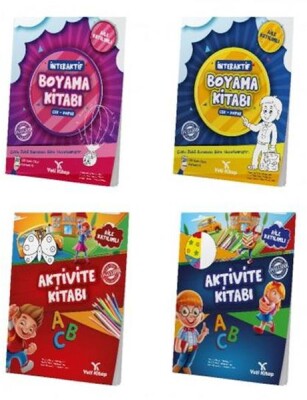 Okul Öncesi Aktivite Seti 4-6 Yaş (4 Kitap) - Yeti Kitap