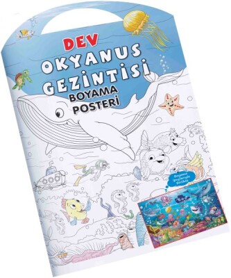 Okyanus Gezintisi Dev Boyama Posteri - 0-6 Yaş Yayınları