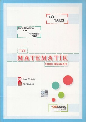 Onburda TYT Matematik Soru Bankası - ONburda Yayıncılık