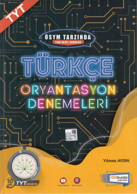 ONburda Yayıncılık - Onburda TYT Türkçe 10'lu Oryantasyon Denemeleri