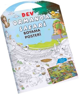 Ormanda Safari Dev Boyama Posteri - 1