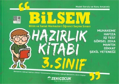 Örnek Akademi Bilsem 3.Sınıf Hazırlık Kitabı (Yeni) - Örnek Akademi