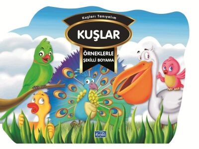 Örneklerle Şekilli Boyama - Kuşlar - 1