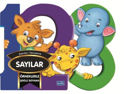 Örneklerle Şekilli Boyama - Sayılar - Parıltı Yayınları