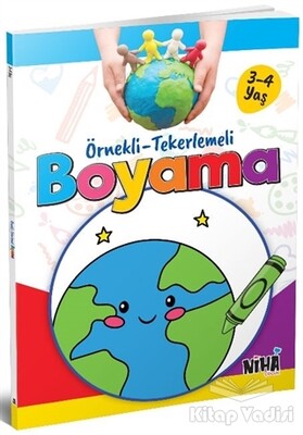 Örnekli-Tekerlemeli Boyama (3-4 Yaş) - Niha Çocuk