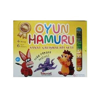 Oyun Hamuru Sanat Çalışmaları Seti (4 Kitap - 6 Oyun Hamuru) - Yumurcak Yayınları