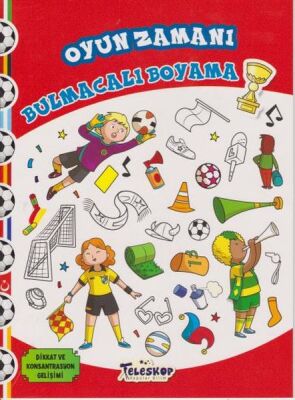 Oyun Zamanı Bulmacalı Boyama - 1