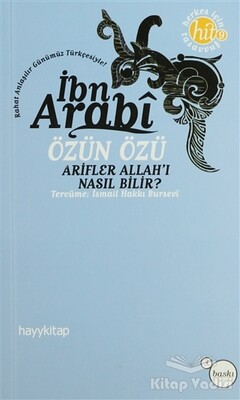 Özün Özü İbn Arabi - Hayy Kitap