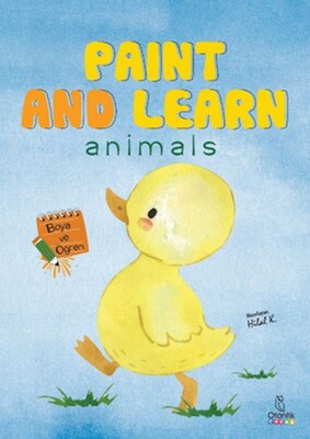 Paint and Learn Animals - Otantik Çocuk