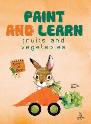 Paint and Learn Fruits and Vegetables - Otantik Çocuk