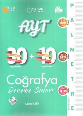 Palme 2022 AYT Coğrafya Palmetre 30 10 Deneme Sınavı Video Çözümlü - Palme Yayıncılık