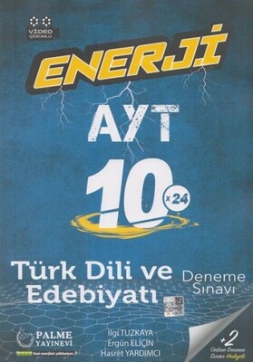 Palme AYT Türk Dili ve Edebiyatı Enerji 10x24 Deneme Sınavı - Palme Yayıncılık