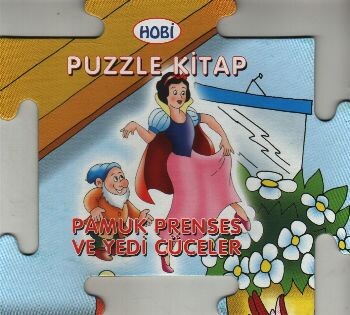 Pamuk Prenses ve Yedi Cüceler / Puzzle Kitap - Hobi Yayınevi