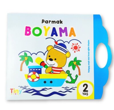 Parmak Boyama Kitabı - 2 Yaş - Tiny Kids