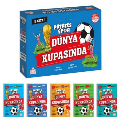 Patatesspor Dünya Kupasında(5 Kitap + Soru Kitapçığı) - Nesil Çocuk