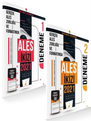 Pelikan 2021 ALES İkizi 2 Özgün Deneme Sınavı Dijital Çözümlü - Pelikan Yayıncılık