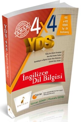 Pelikan 4x4 YDS İngilizce Dil Bilgisi - Pelikan Yayıncılık