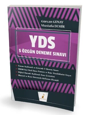 Pelikan YDS 5 Özgün Deneme Sınavı Çözümlü(Yeni) - Pelikan Yayıncılık