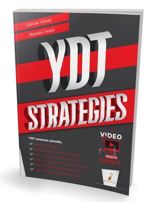 Pelikan YDT Strategies Video Çözümlü Soru Bankası - Pelikan Yayıncılık