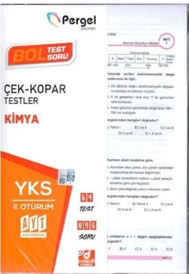 Pergel Kimya Çek Kopar Testler - Pergel Yayınları