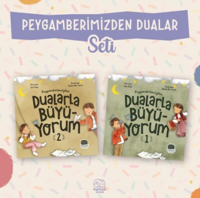 Peygamberimizden Dualar Seti (2 Kitap) - Karavan Çocuk