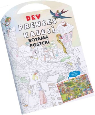 Prenses Kalesi Dev Boyama Posteri - 0-6 Yaş Yayınları