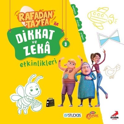Rafadan Tayfa İle Dİkkat ve Zeka Etkinlikleri 3 - Erdem Yayınları