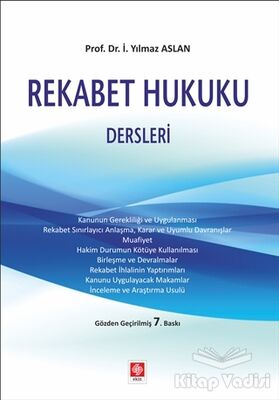 Rekabet Hukuku Dersleri - 1