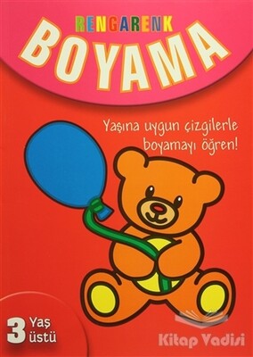 Rengarenk Boyama - 3 Yaş Üstü - Parıltı Yayınları