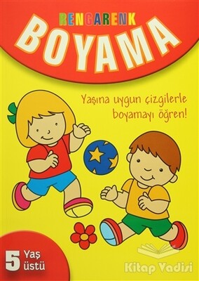 Rengarenk Boyama - 5 Yaş Üstü - Parıltı Yayınları