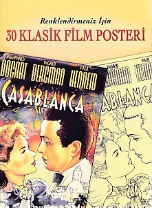 Renklendirmeniz İçin - 30 Klasik Film Posteri - Maya Kitap