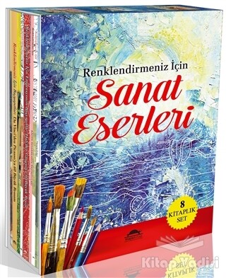 Renklendirmeniz İçin Sanat Eserleri Seti (8 Kitap) - Maya Kitap