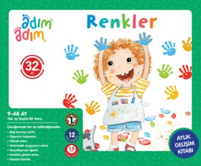 Renkler - 32. Ay Gelişim Kitabı - Adım Adım Bebek Eğitimi