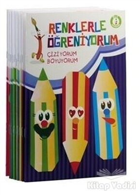 Renklerle Öğreniyorum Boyama Seti (10 Kitap) - Ema Çocuk