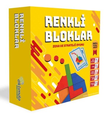 Renkli Bloklar (Ahşap) - Aklımda Zeka Oyunları
