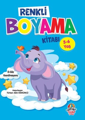 Renkli Boyama Kitabı (5-6 Yaş) - Yağmur Çocuk