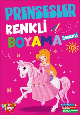 Renkli Boyama Prensesler - Boyama Zamanı