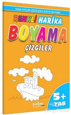 Renkli Harika Boyama Çizgiler 5+ Yaş - 1