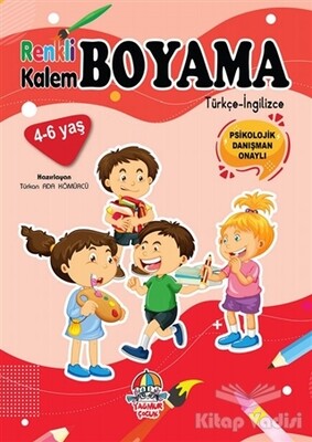 Renkli Kalem Boyama / Çocuklar - Yağmur Çocuk